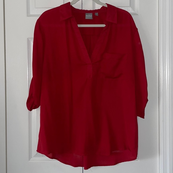 New York & Company Tops - NY&C Red Blouse